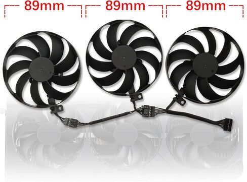 89mm CF9010U12D 12V 0.45A Replace Cooler Fan forRX 6900 XT 6700 XT and RTX 3060 Ti 3080 3070 Ti 3060 3070Graphic Card Cooling Fan (Fan-ABC) in Saudi Arabia