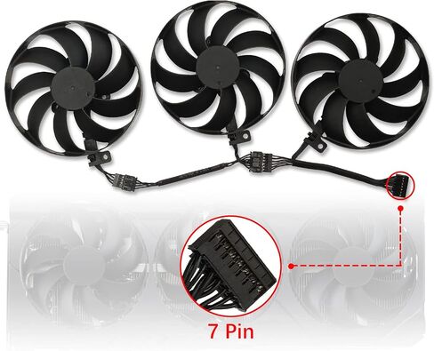 89mm CF9010U12D 12V 0.45A Replace Cooler Fan forRX 6900 XT 6700 XT and RTX 3060 Ti 3080 3070 Ti 3060 3070Graphic Card Cooling Fan (Fan-ABC) in Saudi Arabia