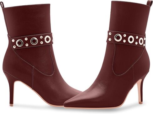Women's Pointed Toe Ankle Boots Stiletto High Heel Dress Booties in Saudi Arabia