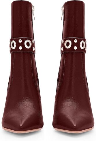 Women's Pointed Toe Ankle Boots Stiletto High Heel Dress Booties in Saudi Arabia