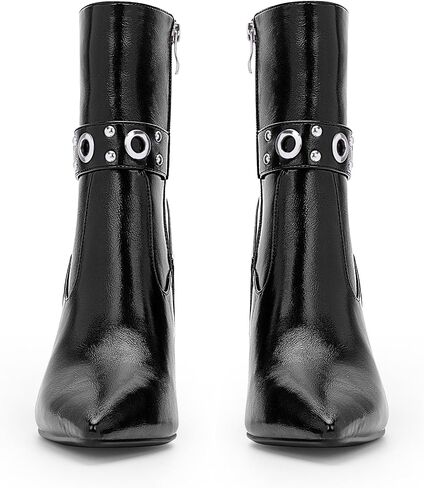 Women's Pointed Toe Ankle Boots Stiletto High Heel Dress Booties in Saudi Arabia