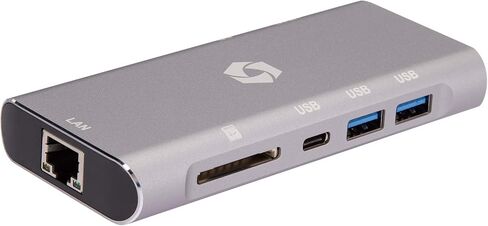 محطة إرساء صغيرة محمولة ذات 7 منافذ USB-C من Rosewill، USB 3.1، 4K HDMI، توصيل طاقة 100 واط، Thunderbolt 3 متوافق مع أجهزة الكمبيوتر المحمولة MacBook & Chromebook، RHUB-100W in Kuwait