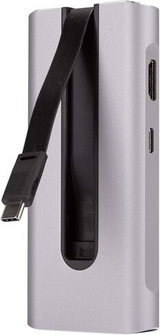 محطة إرساء صغيرة محمولة ذات 7 منافذ USB-C من Rosewill، USB 3.1، 4K HDMI، توصيل طاقة 100 واط، Thunderbolt 3 متوافق مع أجهزة الكمبيوتر المحمولة MacBook & Chromebook، RHUB-100W in Kuwait