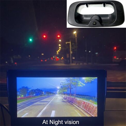 HD Night Vision Waterproof IP68 Fish-eye Lens Backup Car Camera with Tailgate Handle for Chevrolet Silverado/GMC Sierra 1999-2006,replacement OE 15997911 in Saudi Arabia