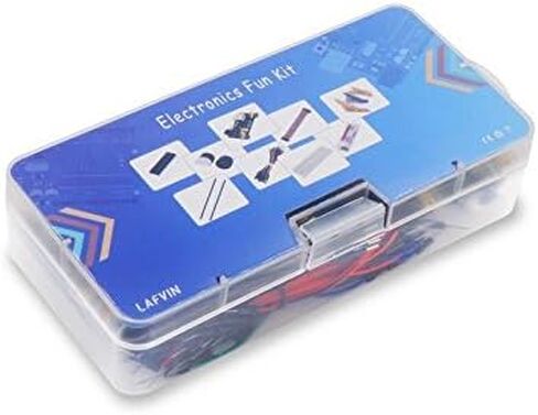 LAFVIN Electronic Fun Kit Bundle with Power Supply Module, Breadboard, Resistor, Capacitor, LED, Potentiometer Compatible with Arduino IDE for MEGA2560, Raspberry Pi in Saudi Arabia