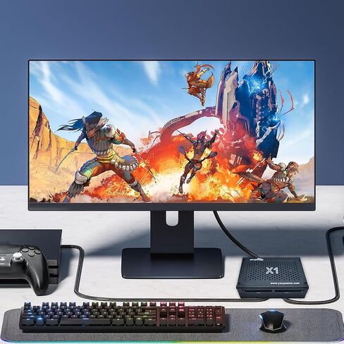 حافظة WayPonDEV معدنية سوداء لجهاز X1 X86 64bit Windows 10/11/Linux، كمبيوتر لوحي واحد، مع in-tel Celeron N5105، دعم WiFi اختياري وBT، M.2 2280 NVMe in Saudi Arabia