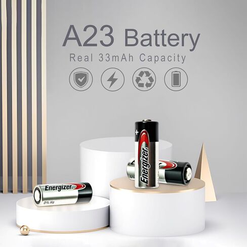 Synergy Digital Replacement Batteries, Compatible with Duracell MN21/23 Replacement, (Alkaline, 12V, 33 mAh) Ultra Hi-Capacity, combo-pack includes: 2 x A23 Batteries in Saudi Arabia