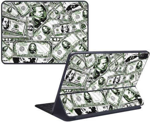MightySkins Carbon Fiber Skin for Apple iPad Pro Smart Keyboard 12.9" (2018) - Cartoon Mania - Protective, Durable Textured Carbon Fiber Finish - Easy to Apply and Change Styles - Made in The USA in Saudi Arabia