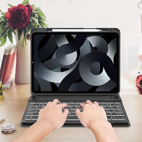 D DINGRICH Backlit Keyboard Case for iPad Pro 11 inch 4th/3rd/2nd/1st Generation in Saudi Arabia