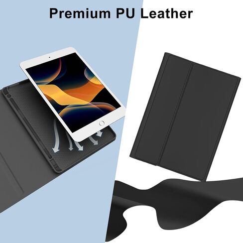 iPad 9th Gen 2021 Case with Keyboard 10.2 inch, iPad 8th Gen 2020/iPad 7th Gen 2019/iPad Air 3/iPad Pro 10.5 Keyboard Case, Detachable Wireless Bluetooth Keyboard with Pencil Holder for iPad 2021 9th in Kuwait