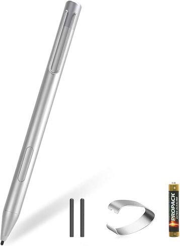 Stylus Pen for Microsoft Surface, Palm Rejection, Compatible with Surface Pro X/8/7/6/5/4/3, Surface Book 3/2/1, Surface Go3/2/1, Surface Laptop with1024 high Pressure Sensitivity (White) in Saudi Arabia