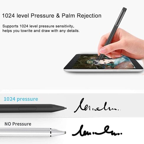 Stylus Pen for Microsoft Surface, Palm Rejection, Compatible with Surface Pro X/8/7/6/5/4/3, Surface Book 3/2/1, Surface Go3/2/1, Surface Laptop with1024 high Pressure Sensitivity (White) in Saudi Arabia