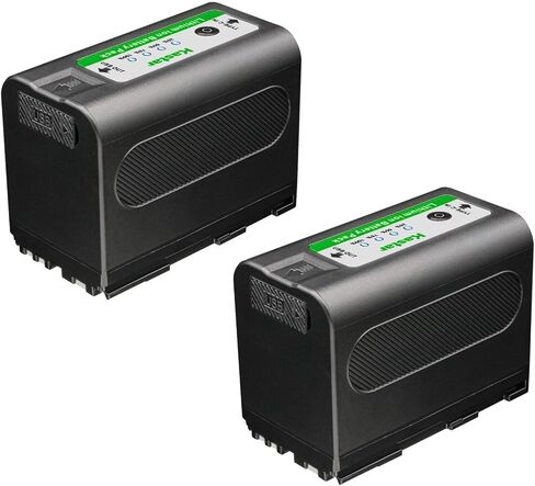 Kastar 3-Pack Battery 7.4V 7000mAh Replacement for Canon XL-1, XL-1S, XL-2, XH-A1, XH-A1 HDV, XH-A1S HD, XH-A1SE HDV, XM1, XM2, XV1, XV2, C2, FV1, DM-MV1, DM-MV10, DM-MV20 Camera in Saudi Arabia