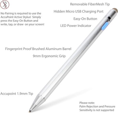 BoxWave Stylus Pouch Compatible with Galaxy Tab E (9.6) - Stylus PortaPouch, Stylus Holder Carrier Portable Self-Adhesive for Galaxy Tab E (9.6), Samsung Galaxy Tab E (9.6) - Jet Black in Saudi Arabia
