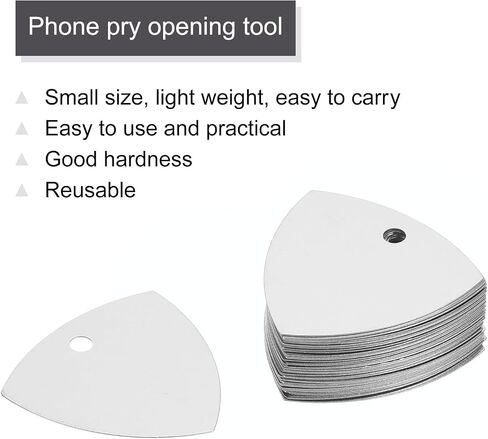 MECCANIXITY Phone Pry Opening Tools Metal Silver 0.3mm/0.01 inch Thick for Mobile Phone Laptop PC Repair Pack of 100 in Saudi Arabia