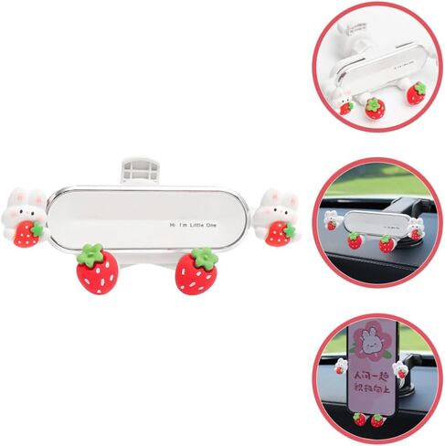 Cute Phone Mount for Car, Cute Zodiac Rabbit Car Phone Holder, Bunny Phone Mount Air Vent Mobile Phone Support for All Cell Phone in Saudi Arabia