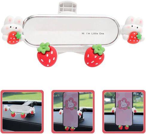 Cute Phone Mount for Car, Cute Zodiac Rabbit Car Phone Holder, Bunny Phone Mount Air Vent Mobile Phone Support for All Cell Phone in Saudi Arabia
