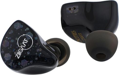 Linsoul ZiiGaat Cincotres 2DD+3BA في شاشة الأذن، سماعات HiFi IEM مع ضبط الاستوديو، سماعات أذن سلكية للألعاب، كابل ثنائي السنون قابل للفصل لعشاق الموسيقى (3.5 مم) in Kuwait