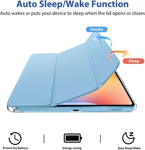 حافظة DUNNO لهاتف Samsung Galaxy Tab S6 Lite 10.4 بوصة 2024/2022/2020 مع حامل قلم S، غطاء نحيف للغاية مقاوم للصدمات مع غطاء خلفي شفاف عالي لجهاز Galaxy Tab S6 Lite الجديد 10.4 بوصة 2024 (أسود) in Saudi Arabia