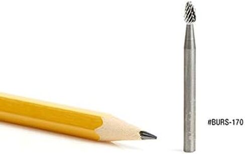 أداة Amana - BURS-176 شكل بيضاوي من الكربيد الصلب 3/8 قطر × 5/8 × 1/4 ساق مزدوجة القطع SE Bur in Saudi Arabia