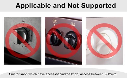 Stove Knob Locks, 6 Pack Gas Stove Child Safety Guards, Oven Knob Covers for Child and Pet Safety in Saudi Arabia