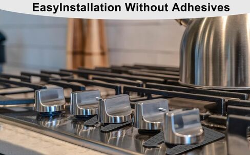 Stove Knob Locks, 6 Pack Gas Stove Child Safety Guards, Oven Knob Covers for Child and Pet Safety in Saudi Arabia