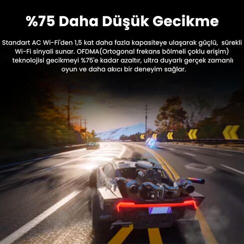 Cudy New AX 1800Mbps WiFi 6 Mesh Router، AX1800 2.4G 5G Gigabit موجه الإنترنت اللاسلكي للمنزل والمكتب، الألعاب، موجه VPN، OpenWRT، OpenVPN، طويل المدى، X6 in Kuwait