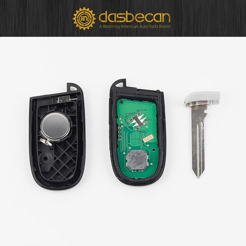 Dasbecan Key Fob Replacement Keyless Entry 4 Buttons Compatible with Chrysler 200 2015-2018 Chrysler 300 Dodge Challenger Charger 2019-2021 Smart Remote Control Replace# 68155686AB M3M-40821302 in Saudi Arabia