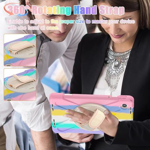 TSQQST for Lenovo Tab M11 Case 2024 TB-330FU for Kids | Full Body Protection Case with [360 Rotating Stand] & Hand Strap Function Cover for Lenovo M11 Tablet 11 Inch | Black in Kuwait