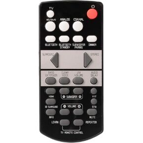 Remote Control Compatible with Yamaha ATS1080 ATS-1080 YAS1080 YAS-1080 YAS-108 YAS-103 ATS1050 YAS-105 YAS-106 YAS-107 ATS-1070 YAS-203 YAS-207 ATS-1030 ZV28960 ZV289600 FSR78 ATS 1060