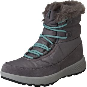 Columbia Women's Slopeside Peak Luxe, City Grey/Dusty Green, 6