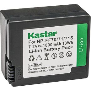 Kastar NP-FF70 Battery 3-Pack Replacement for Sony DCR-IP45, DCR-IP45E, DCR-IP5, DCR-IP55, DCR-IP55E, DCR-IP5E, DCR-IP7, DCR-IP7BT, DCR-IP7E, DCR-HC1000, DCR-HC1000E Camera