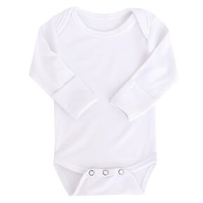 Copper Pearl Long Sleeve Bodysuit Baby: Ultra Soft Baby for Newborns, Boys, and Girls - Stylish, Comfortable, Overlap Shoulders, Premium Knit Fabric - 12-18 Months, Dove