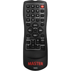 Master TV Remote for RCA + Continu.us Televisions - R230D2