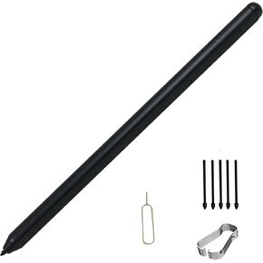 Galaxy S21 Ultra Pen Replacement for Samsung Galaxy S21 Ultra 5G S-View Cover Silicone Case Stylus S Pen +Replacement 5 Tips/Nibs + Free SIm Needle