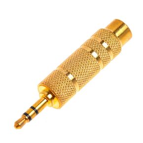 3.5mm to 6.5mm Audio Jack Converter Adapter Male to Female Stereo Connector