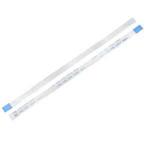 uxcell Flexible Flat Cable, 10 Pins 0.5mm Pitch 150mm FPC FFC Flexible Ribbon Cable for LCD TV DVD Player Laptop 5Pcs (B Type)