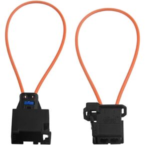 WMYCONGCONG 2 PCS Fiber Optical Optic Loop Bypass Male Female Adapter for Car Radio and Audio Most Optical System