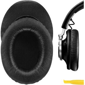 Geekria QuickFit Replacement Ear Pads for Philips L1, L2, L2BO Fidelio Headphones Ear Cushions, Headset Earpads, Ear Cups Cover Repair Parts (Black)