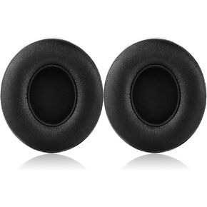 Solo 2 Wired Replacement Earpads - JECOBB Ear Cushion Pads with Protein Leather and Memory Foam for Beats Solo2 Wired On-Ear Headphones by Dr. Dre ONLY (NOT FIT SOLO 2/3 WIRELESS) (Grey)