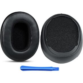 Replacement Ear Pads Cushion for Skullcandy Crusher Wireless Crusher Evo Crusher ANC Hesh 3 Hesh EVO Hesh ANC Headphones, Headset Ear Cups Cover Repair Parts Black