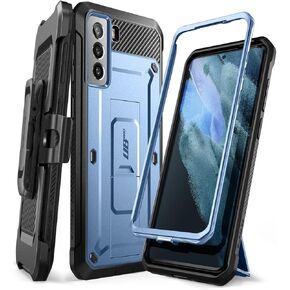 SUPCASE for Samsung Galaxy S21 5G Case with Satnd (Unicorn Beetle Pro), [Built-in Belt Clip] Heavy Duty Shockproof Protective Phone Case Without Built-in Screen Protector for Galaxy S21, Black