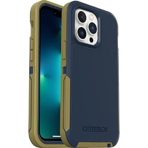 OtterBox DEFENDER SERIES XT SCREENLESS EDITION iPhone 13 Pro Case - Non-Retail Packaging- Dark Mineral Blue & Green, Made With Recycled Plastic, Shockproof, MagSafe, Protective Apple Cell Phone Case
