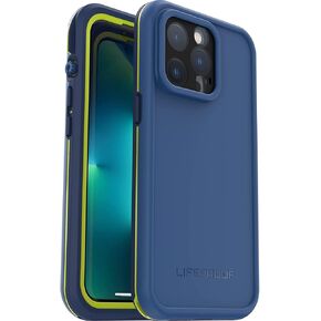 حافظة LifeProof iPhone 13 Pro (فقط) FRĒ Series - سوداء، مقاومة للماء IP68، واقي شاشة مدمج، حماية غطاء المنفذ، مثبتة على MagSafe
