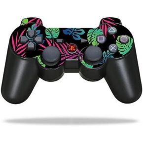 Protective Vinyl Skin Decal Skin Compatible with Sony Playstation 3 PS3 Controller wrap Sticker Skins Neon Tropics