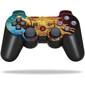 Protective Vinyl Skin Decal Skin Compatible with Sony Playstation 3 PS3 Controller wrap Sticker Skins The Golden Dragon