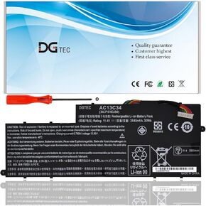 New AC13C34 Laptop Battery for Acer Aspire V5-122P V5-132P E3-111 E3-112V E3-111-C0M6 E3-111-C0UM E3-111-C5AL ES1-111M MS237 3icp5/60/80 Kt.00303.005 (11.4V 30Wh/2640Mah)