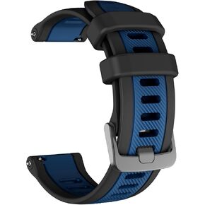 متوافق مع سوار ساعة Garmin Forerunner 265/255، سوار رياضي من السيليكون 22 مم لساعة Garmin Venu 3/Venu 2/Vivoactive 4/Forerunner 265/255 الذكية
