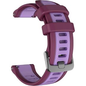 متوافق مع سوار ساعة Garmin Forerunner 265/255، سوار رياضي من السيليكون 22 مم لساعة Garmin Venu 3/Venu 2/Vivoactive 4/Forerunner 265/255 الذكية in Kuwait