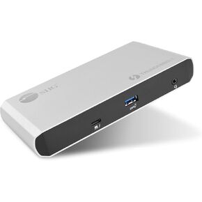 SIIG Thunderbolt 3 or USB C Dual 4K Display Docking Station with 60W PD- Titan Ridge (2X DP 1.2, 1x USB-A/2x USB-C 10Gbps, 2X USB-A 5Gbps, Ethernet) for Windows&Mac M1/M2/M3 Pro/Max (JU-DK0C11-S1)
